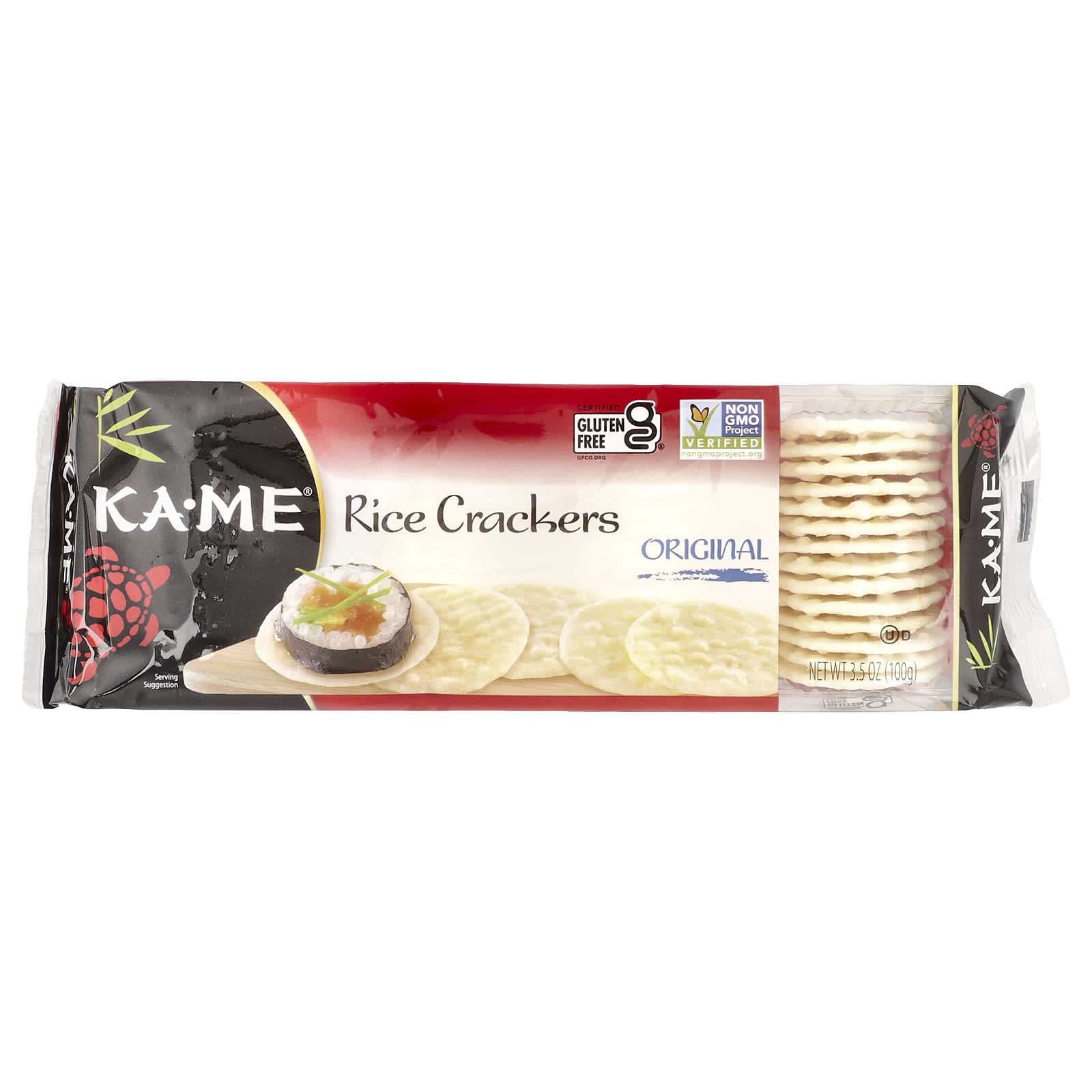 KAME RICE CRACKERS ORIGINAL 1 PACK