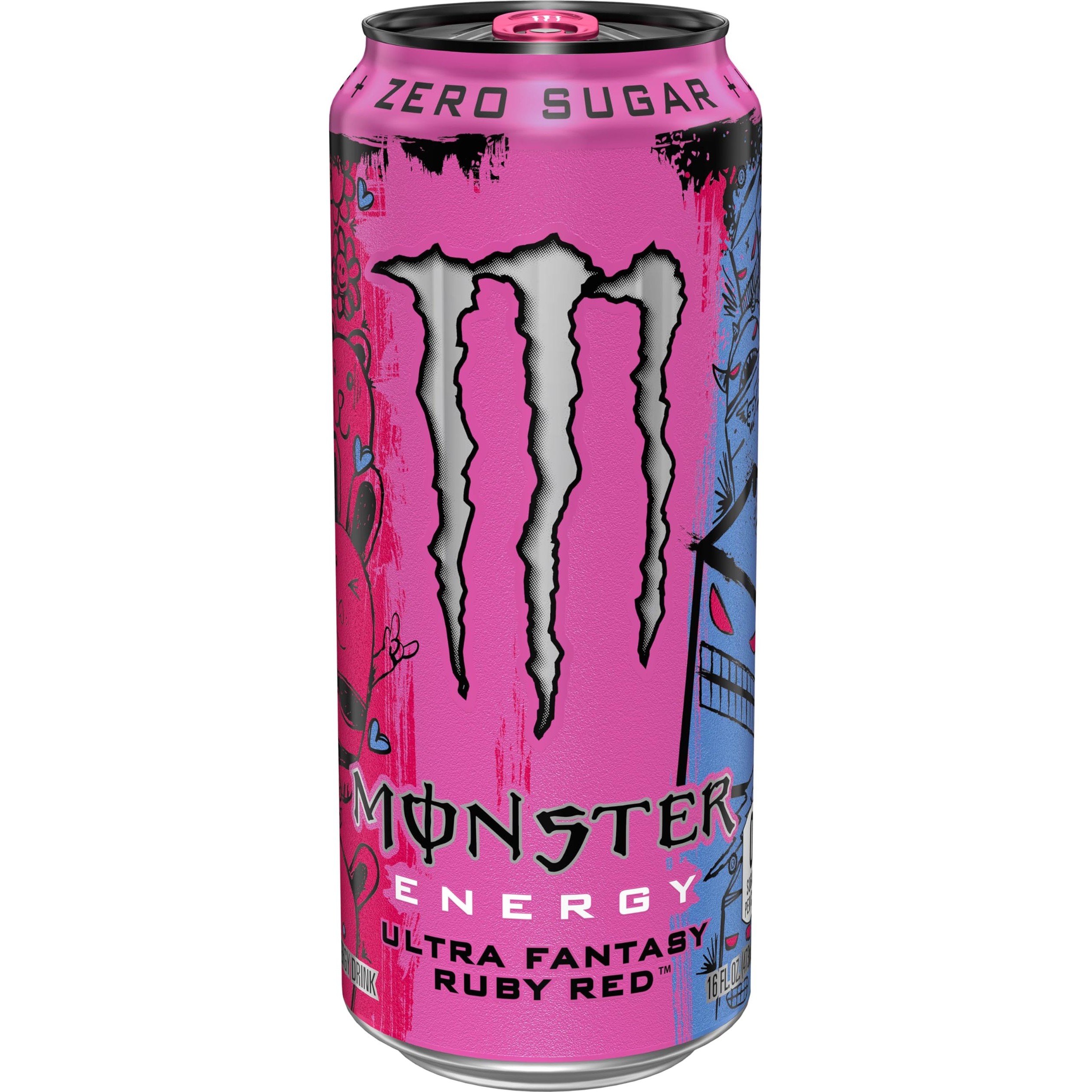 MONSTER ULTR RUBY RED ZERO 16 OZ