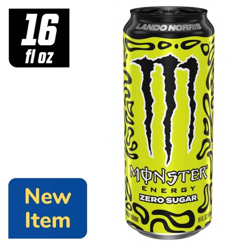 MONSTER LANDO NORRIS ZERO SUGAR          16 OZ
