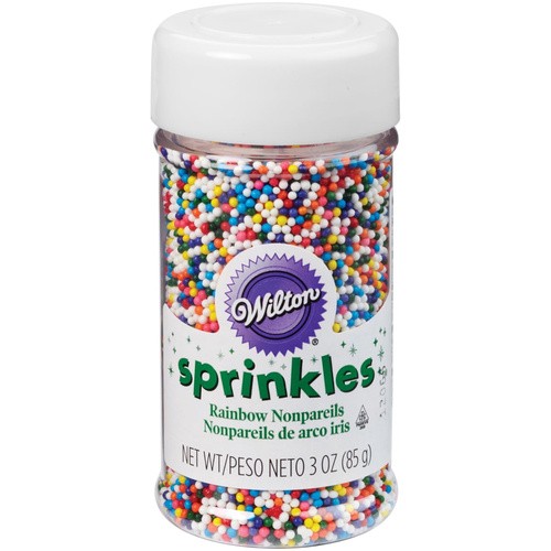 WILTON  SPRINKLES RAIN NONPA BOTTLE 3 OZ