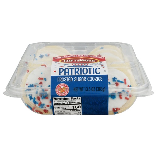 LOFTHOUSE COOKIES PATRIOTIC WHITE        13.5 OZ