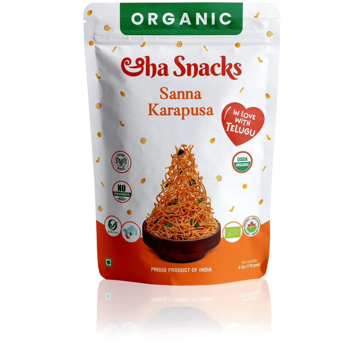 Aha Organic Sanna Karapusa 170 GM