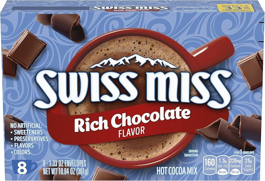 SWISS MISS RICH CHOC COCOA 8 COUNT