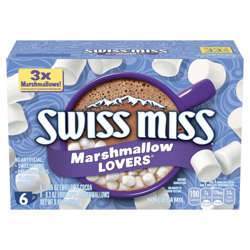 SWISS MISS MARSH LVR COCOA               6 COUNT