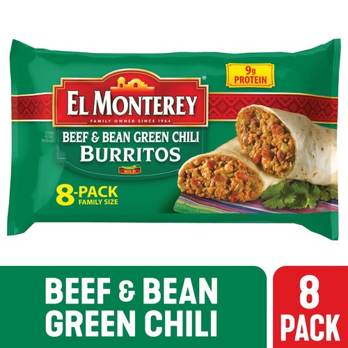EL MONTEREY BURRITOS BF/BN/G CHL         32 OZ