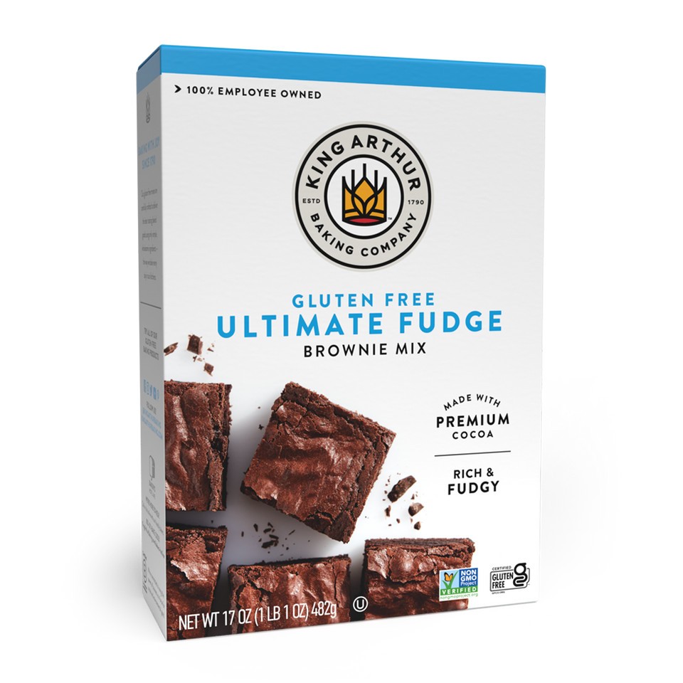 KING ARTHUR GF BROWNIE MIX 17 OZ