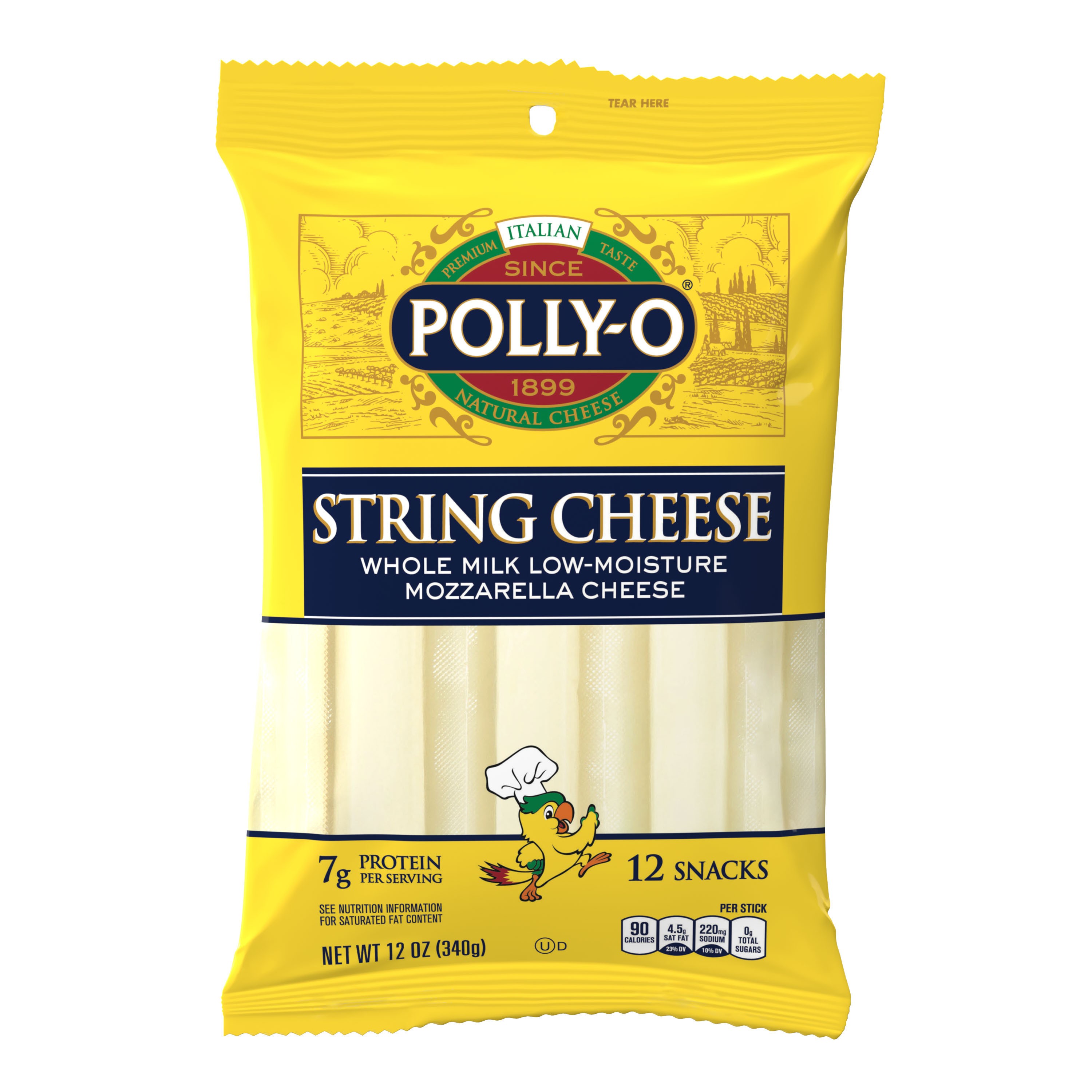 POLLY O STRING CHEESE 12 OZ