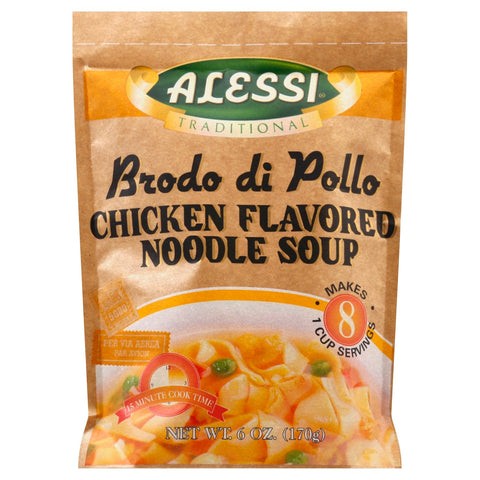 Alessi:Sicilian Chicken Noodle Soup, Brodo Di Pollo 6 OZ