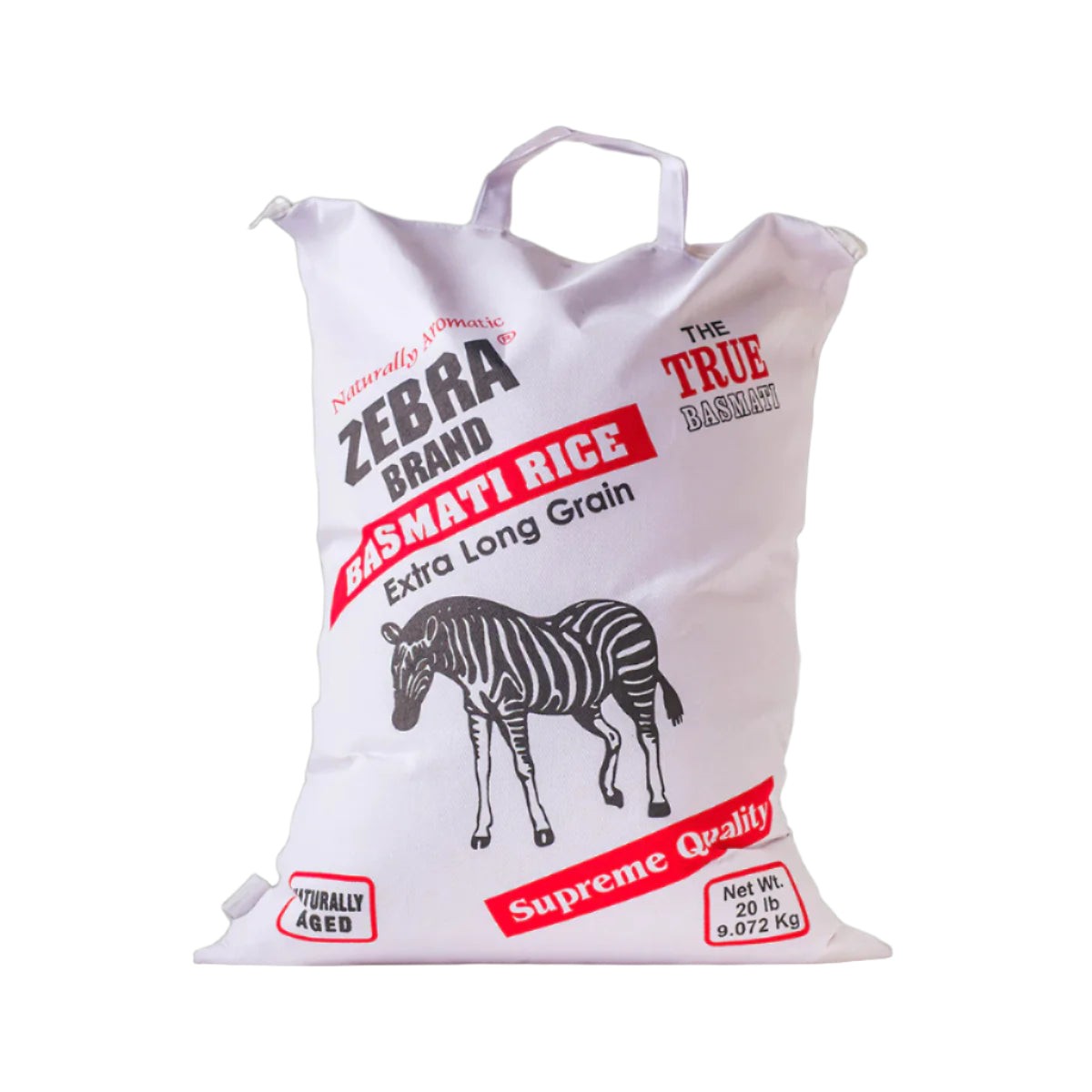 ZEBRA BASMATI RICE 20 LBS