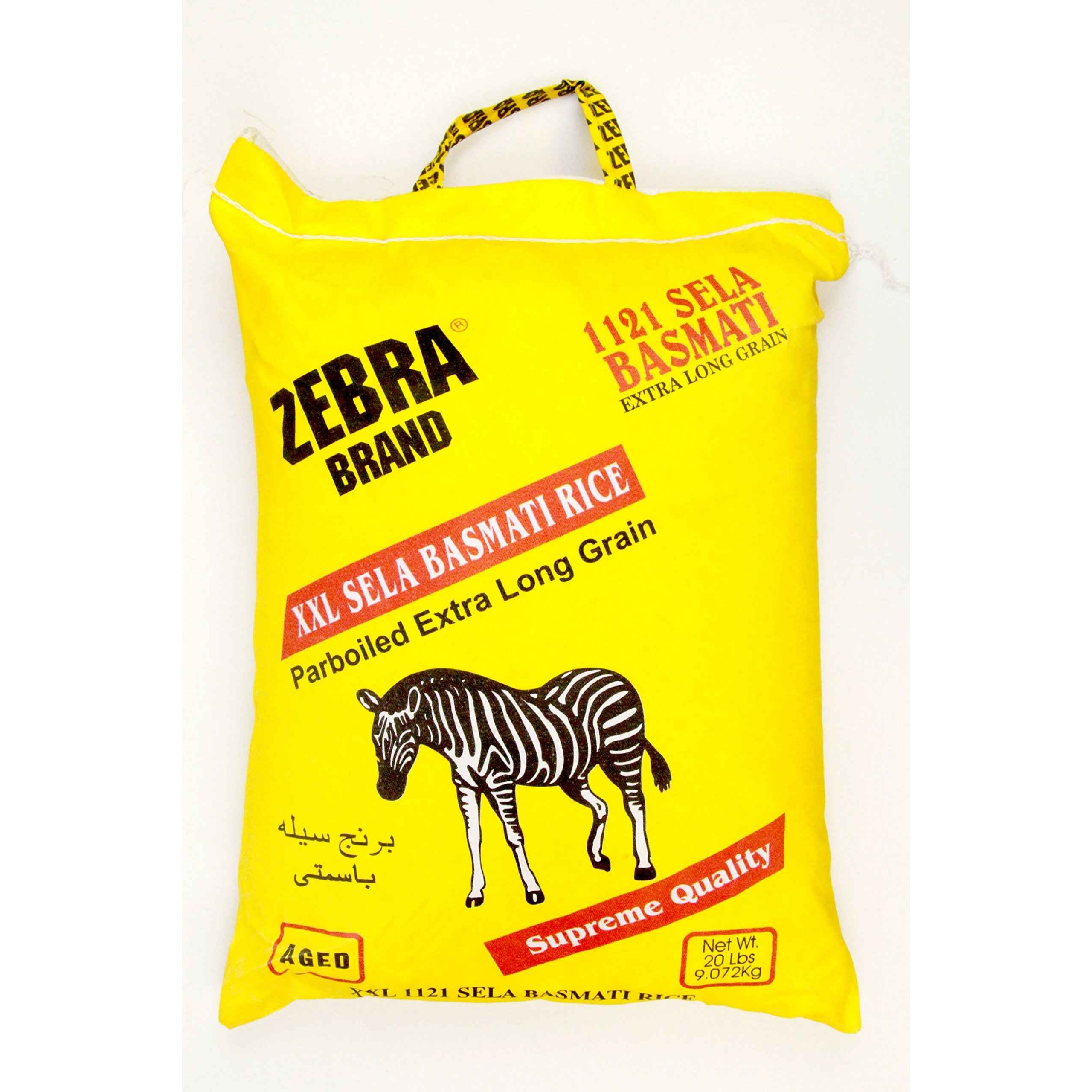 ZBRA XXL SELA BASMATI 20 LBS