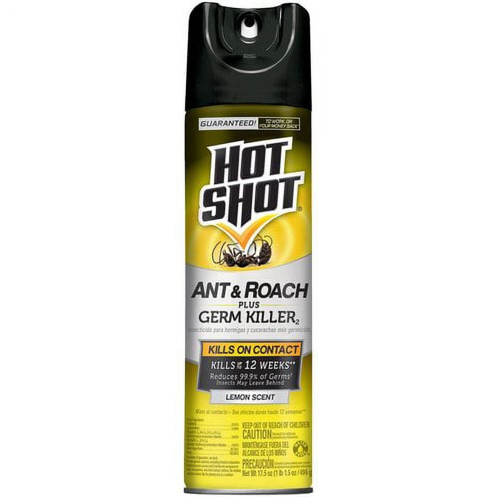 HOT SHOT ANT & ROACH LEMON 17.5 OZ