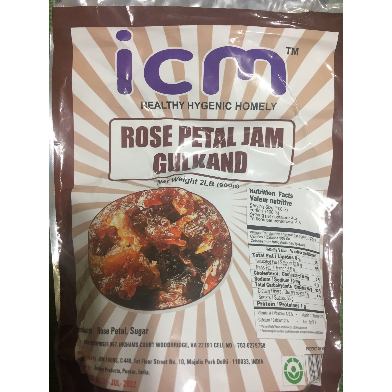 ICM Gulkand 200 GM