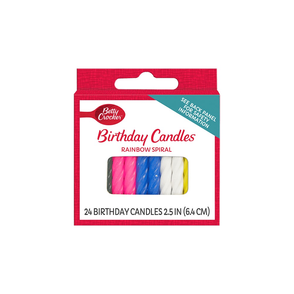 BETTY CROCKER SPIRL RNBO CNDL 24 COUNT