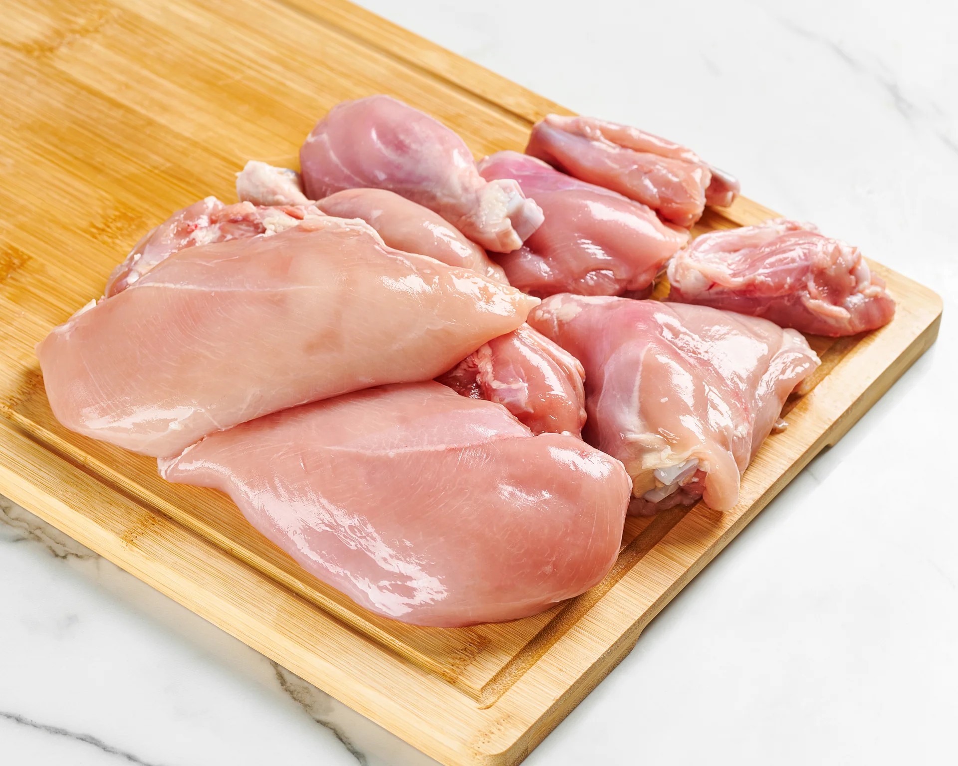 Chicken Whole Cut Skinless 2 LBS