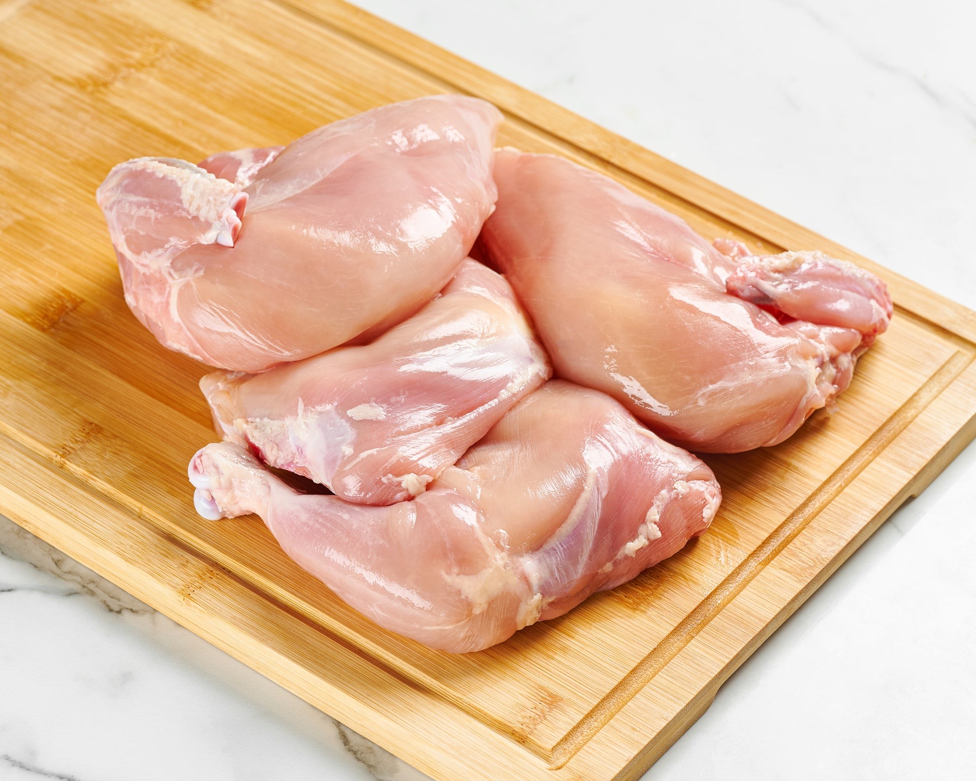 Chicken Whole Cut Skinless 4 LBS