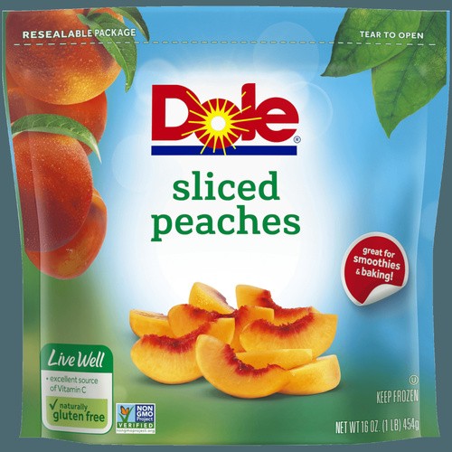 DOLE SLICED PEACHES 16 OZ