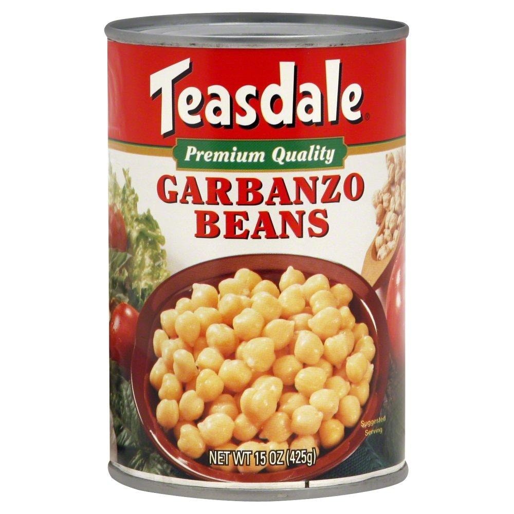 TEASDALE GRBNZO BEANS 15 OZ