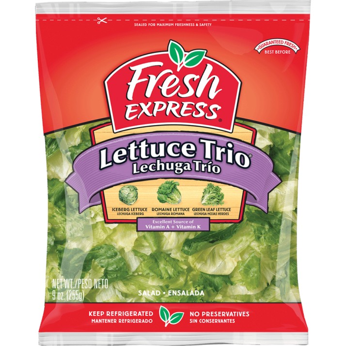 FRESH EXPRESS CRISP LETTUCE TRIO         1 OZ
