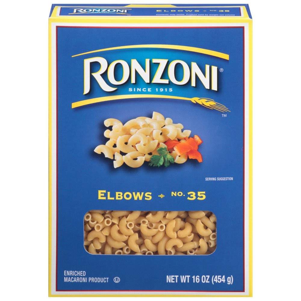 Ronzoni Elbows Pasta 16 OZ