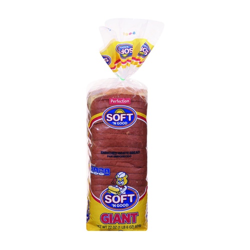 Soft N Good White Bread 22 OZ