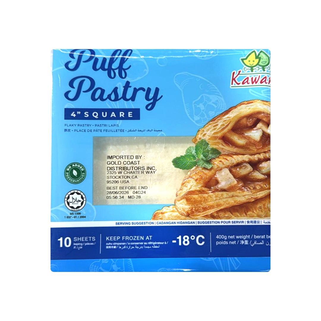 Kawan Puff Pastry Square 0.88 LBS