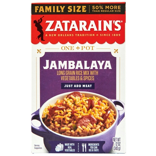 ZATARAINS JAMBALAYA                      12 OZ