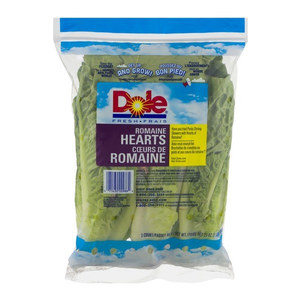 DOLE ROMAINE HEARTS 3 PCS