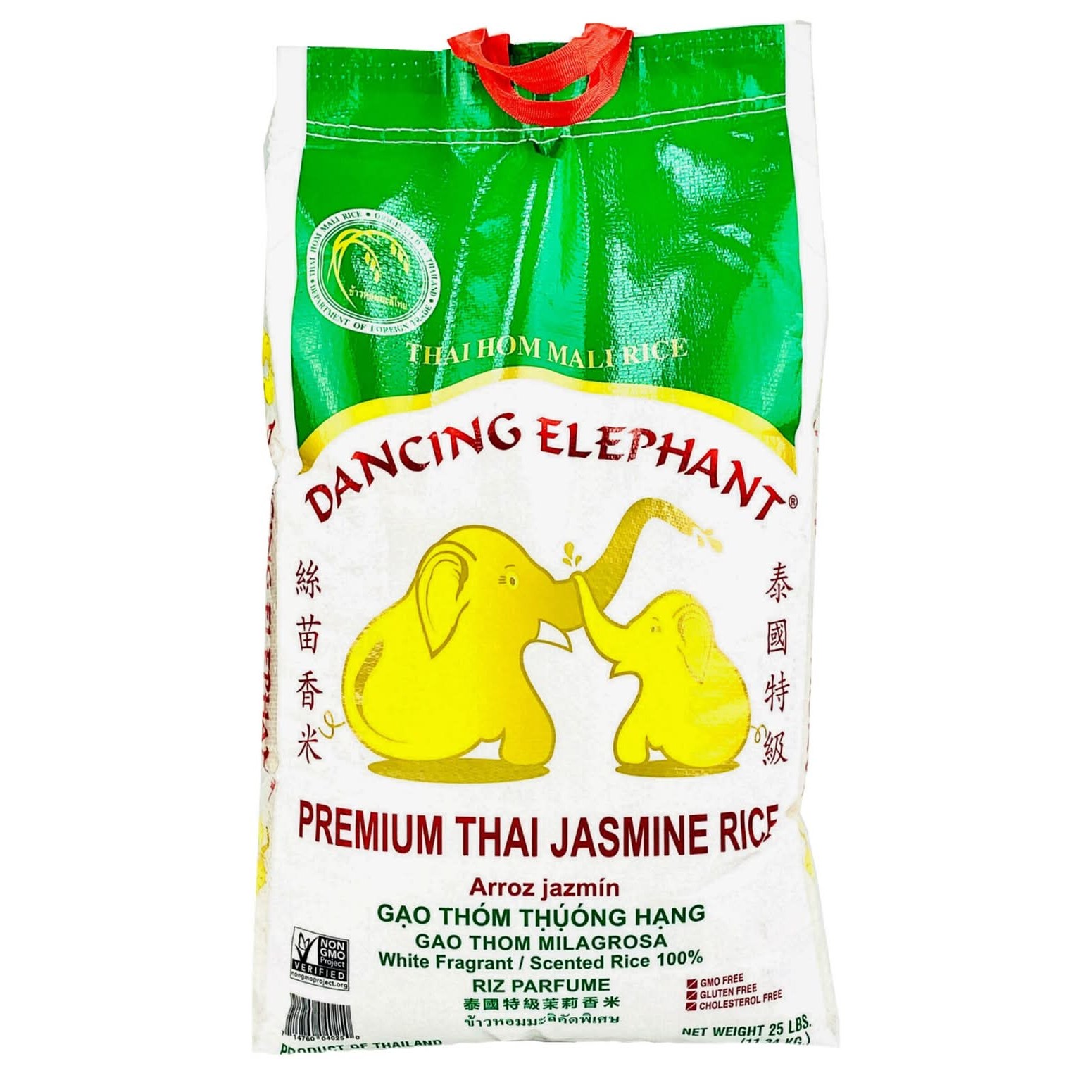 DANCING ELEPHANT PREMIUM THAI JASMINE RICE 25 LBS