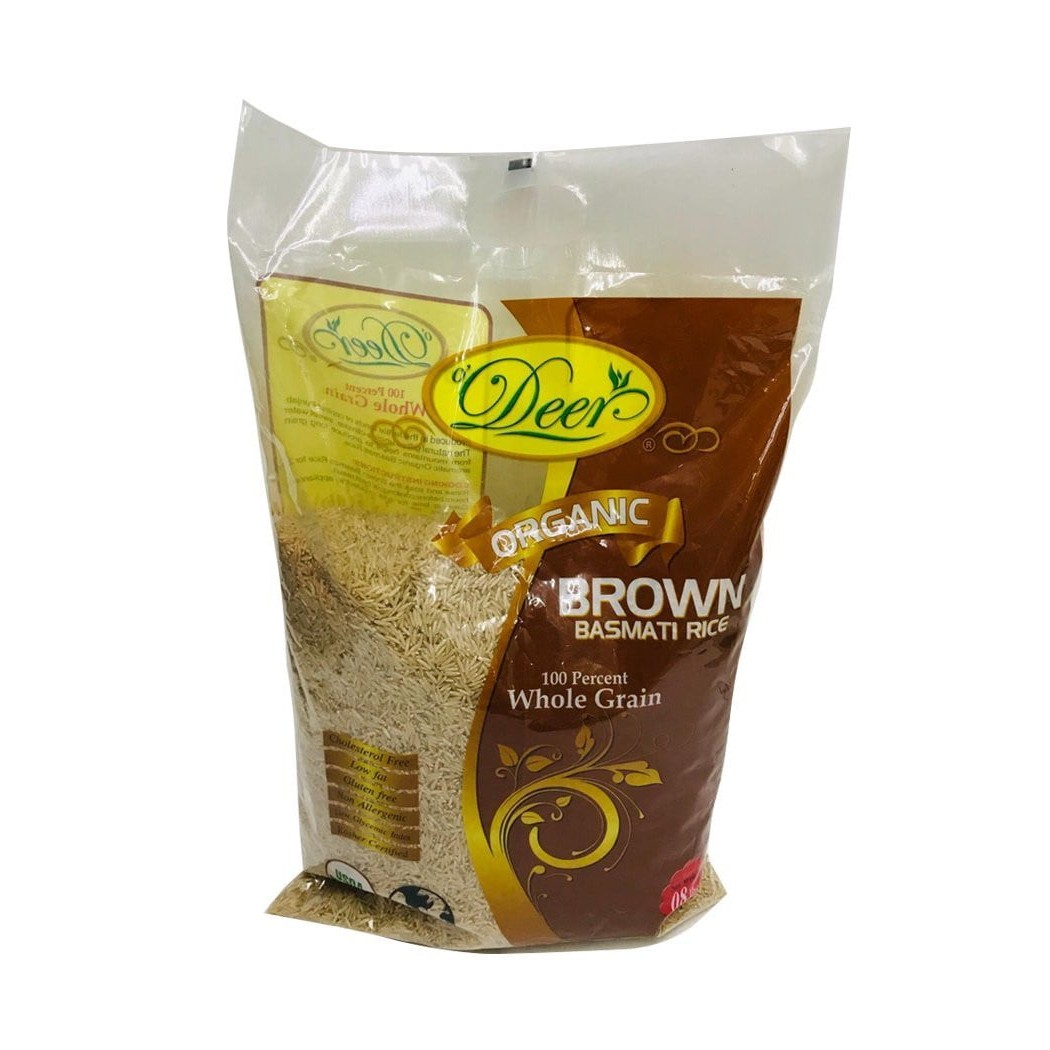 DEER ORGA BR BAS RICE 8 LBS