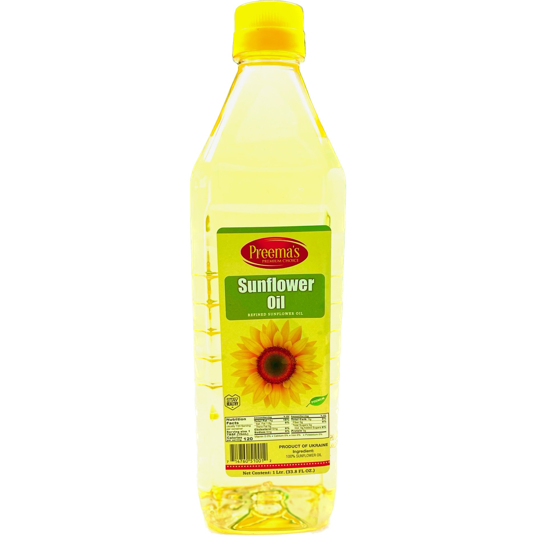 Preema's Sunflower Oil 2 LTR