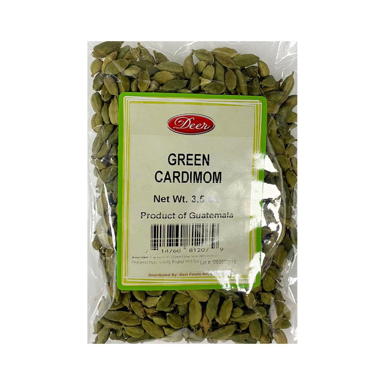 DEER GREEN CARDIMOM PODER 3.5 OZ