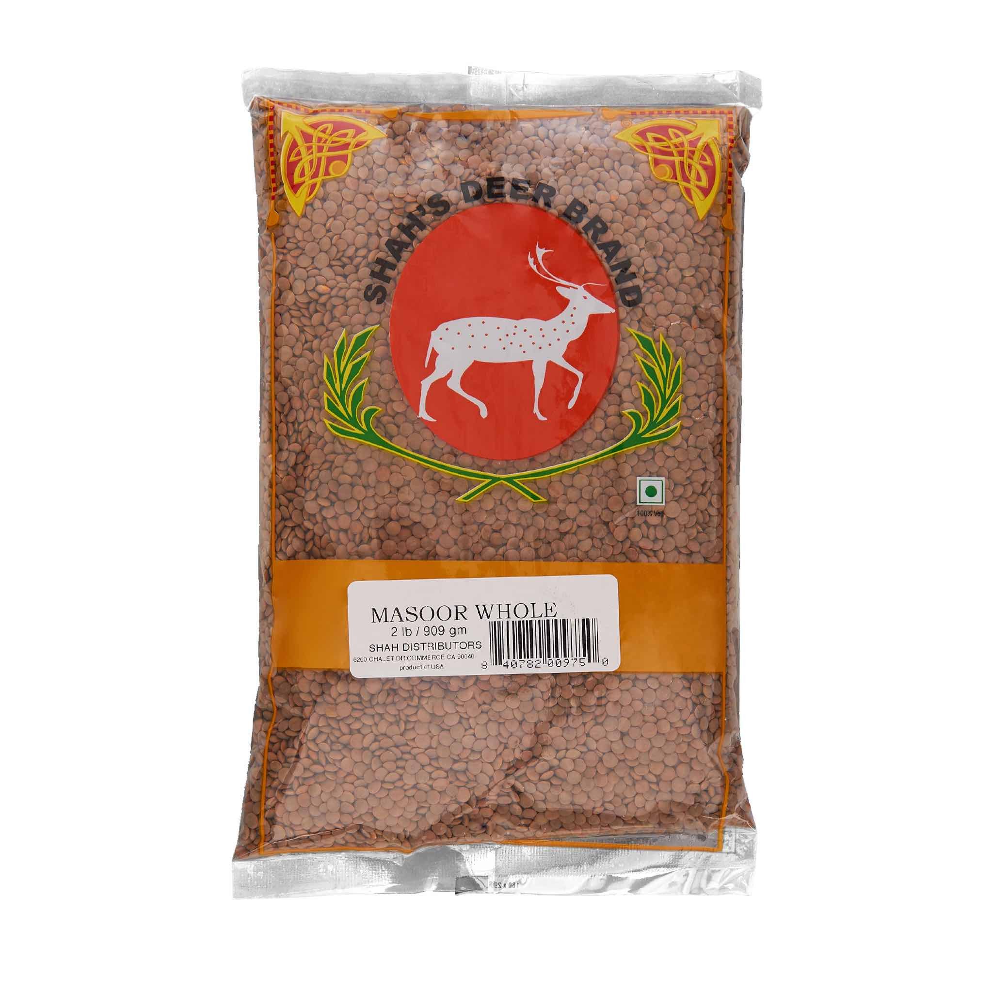 Deer Masoor Whole 2 LBS