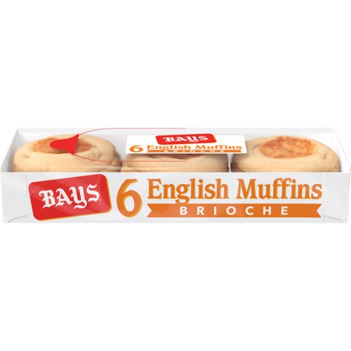 BAYS BRIOCH ENGLISH MUFFIN 6 COUNT