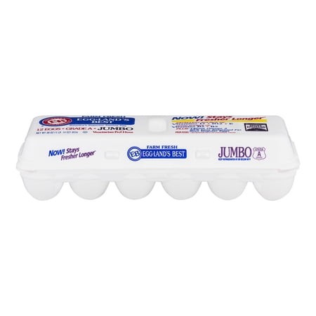 EGGLANDS GRADE A JUMBO EGGS 1 DOZEN