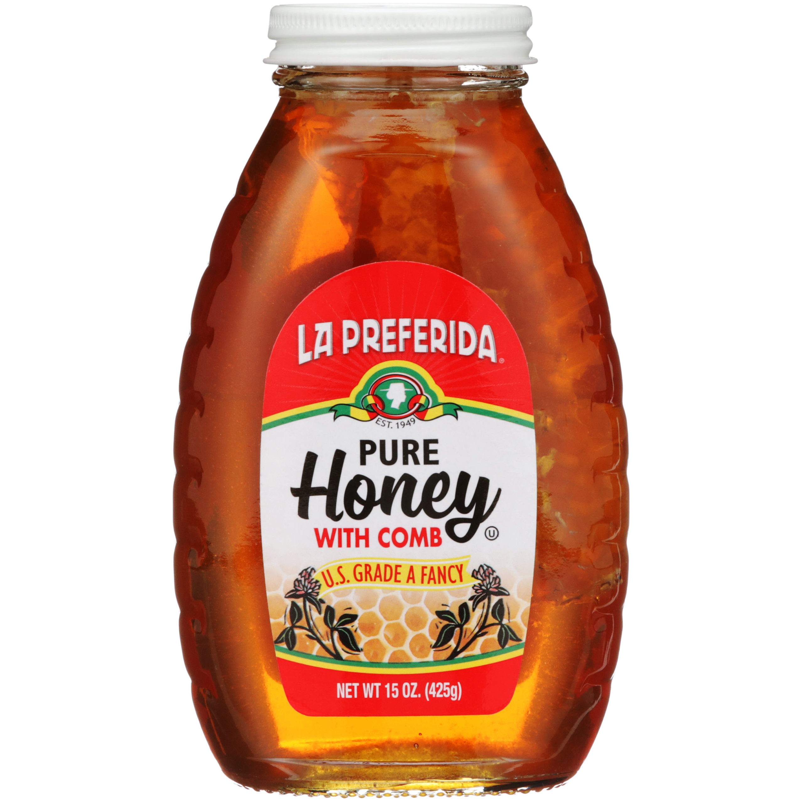 PREFERIDA HONEY WITH COMB 15 OZ