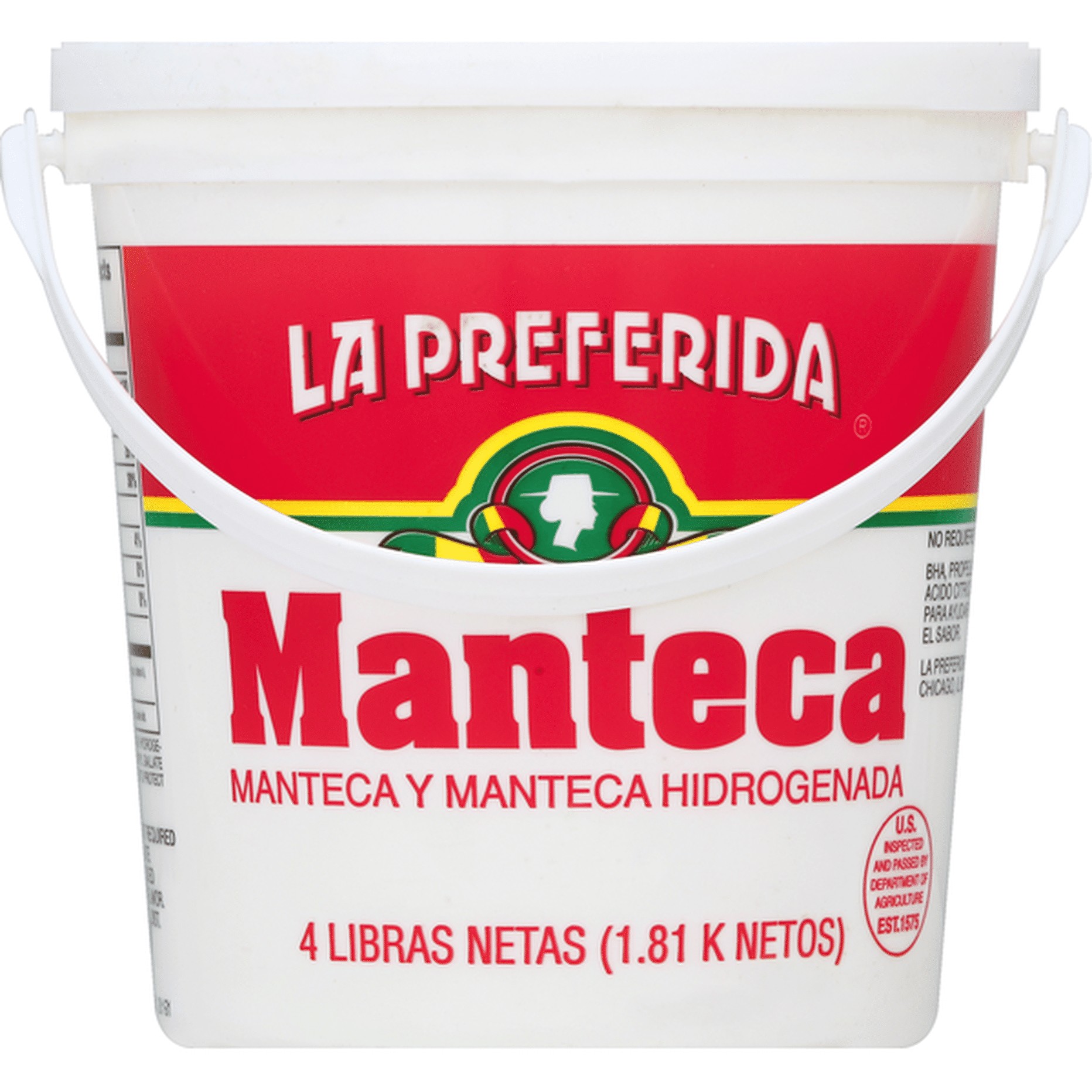 LA PREFERIDA LARD 64OZ