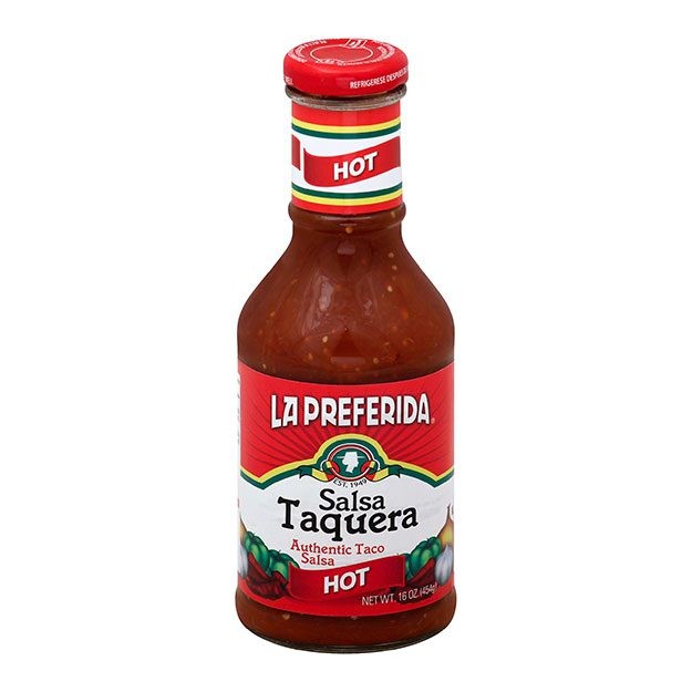 LA PREFERIDA SALSA HOT TAQUERA 16 OZ