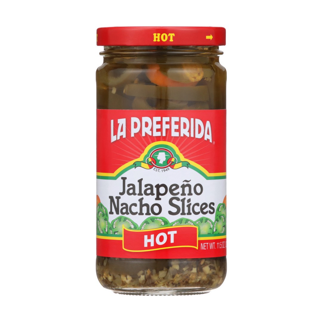 LA PREFERIDA JALAP NACHO SLICES HOT 11.5 OZ
