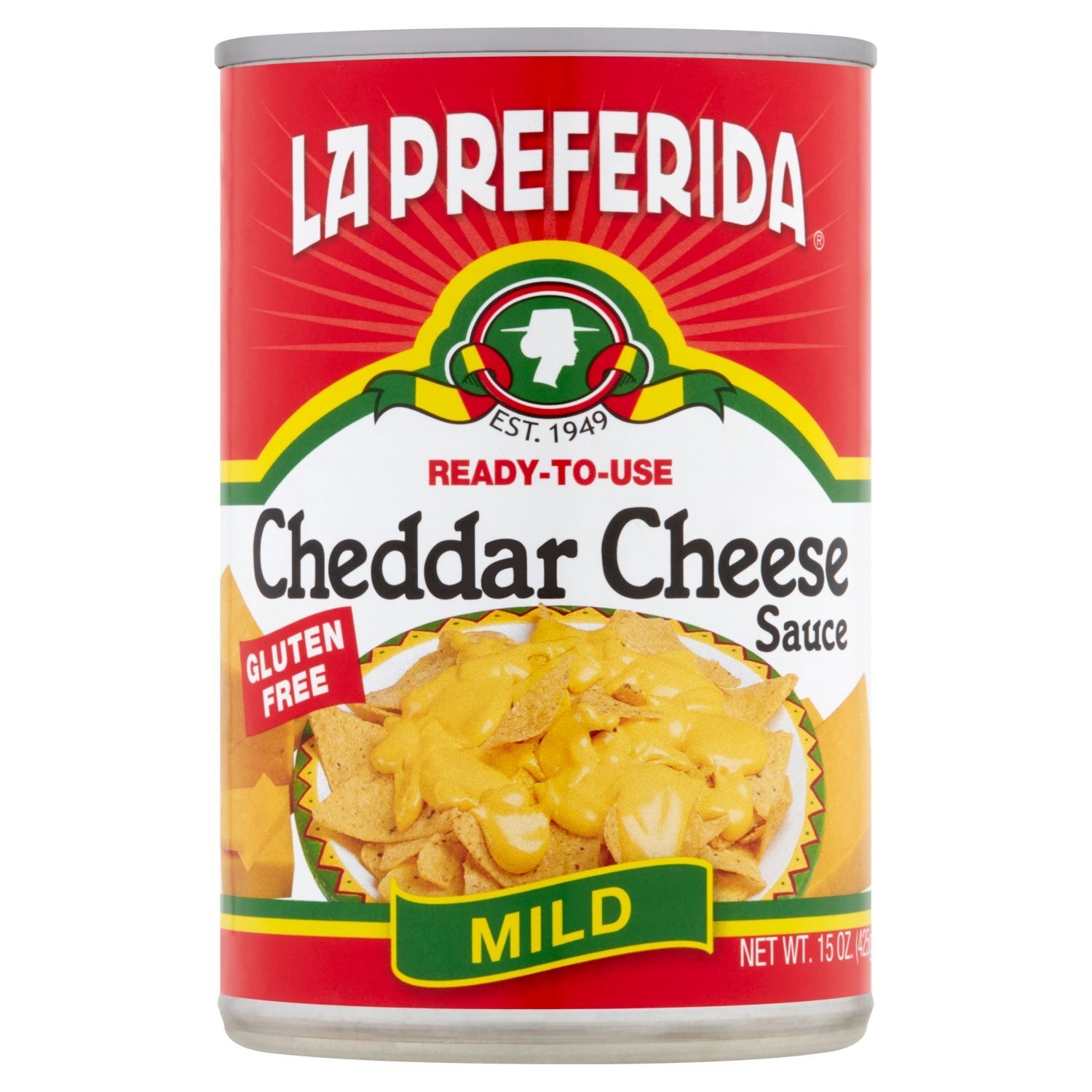LA PREFERIDA CHEDDAR CHEESE SC MILD 15 OZ