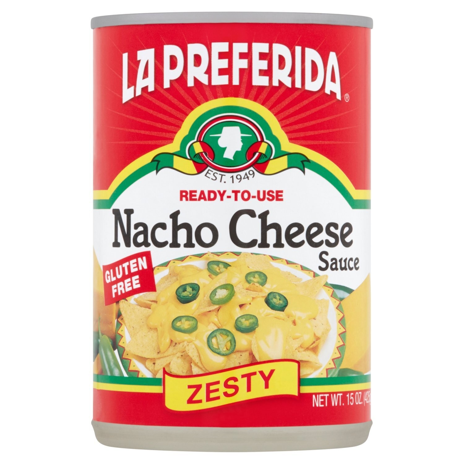 LA PREFERIDA NACHO CHEESE SC ZESTY 15 OZ