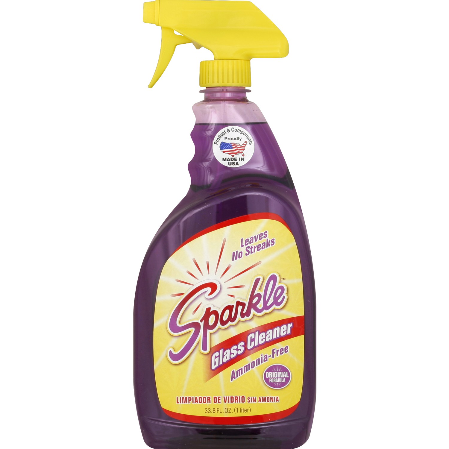 SPARKLE GLASS CLEANER 33.8 OZ
