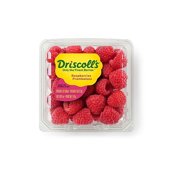 Driscolls Red Raspberries 6 OZ