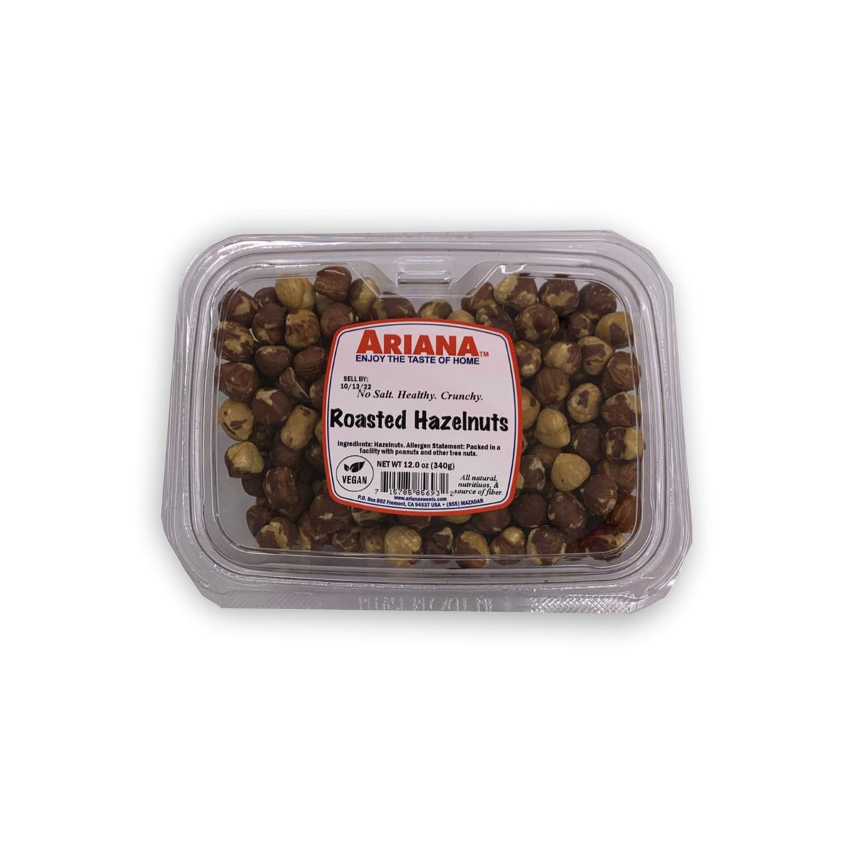 Ariana Roasted Hazelnuts 12 OZ