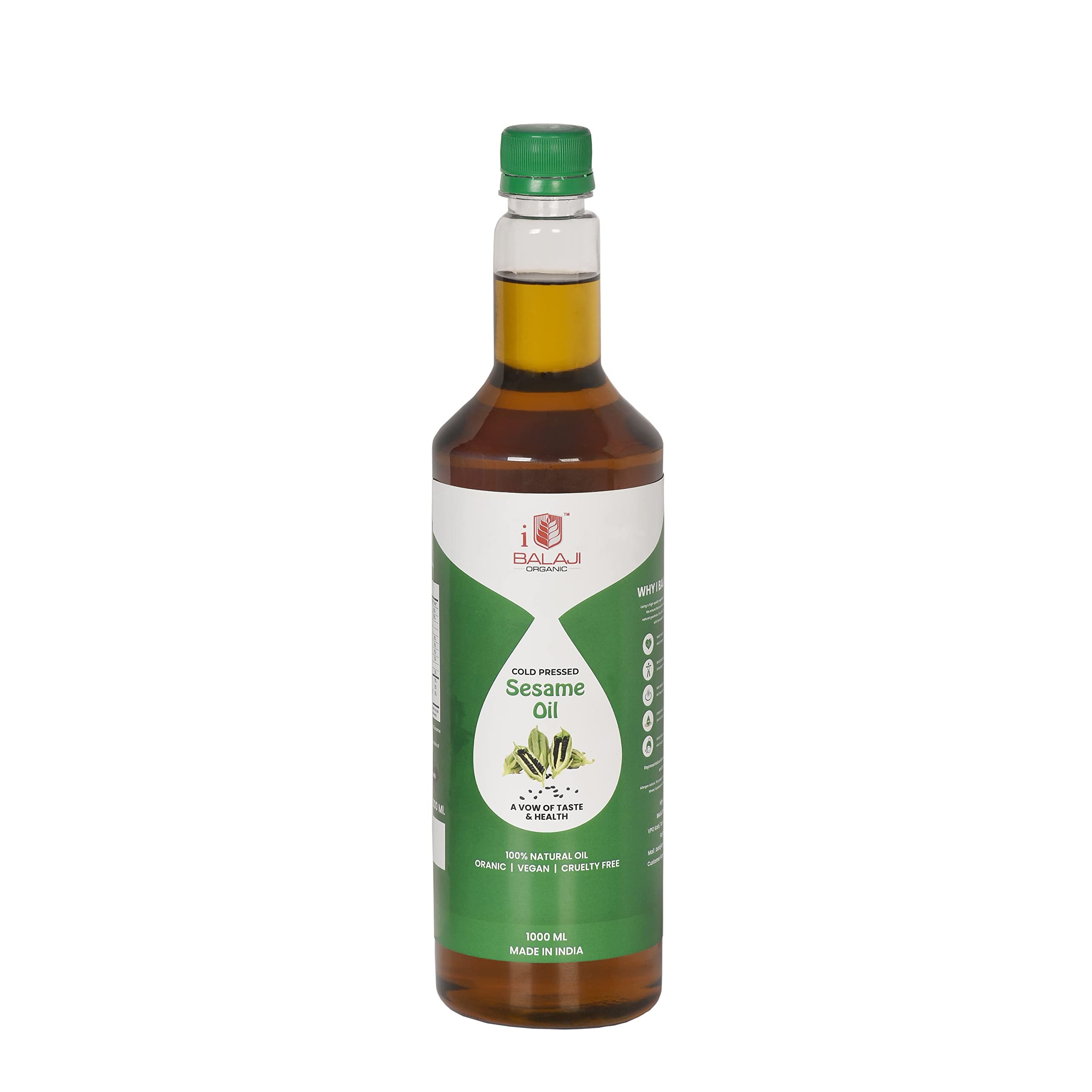Balaji Sesame Oil CP 1 LTR 1 LTR