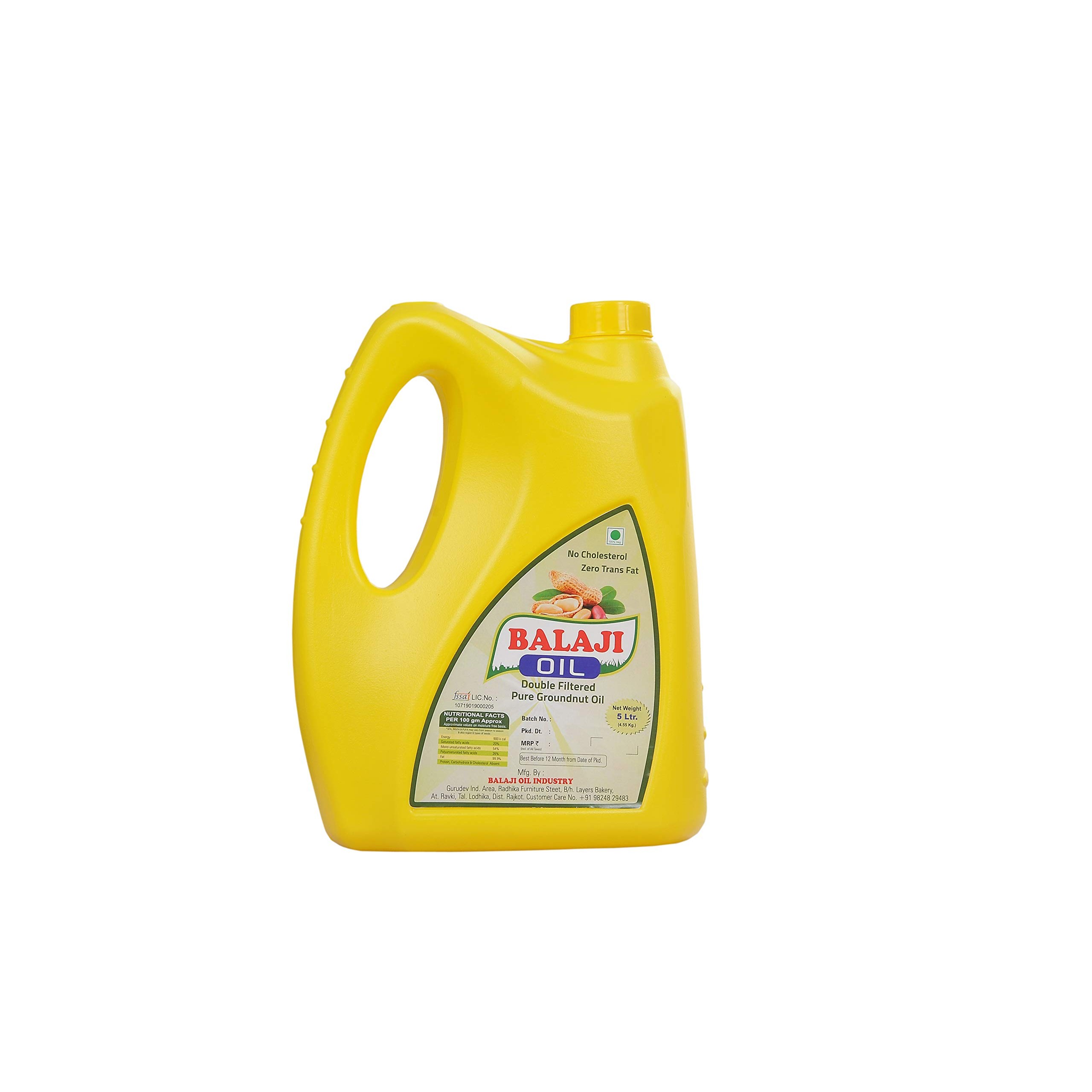 Balaji Peanut Oil 5 LTR