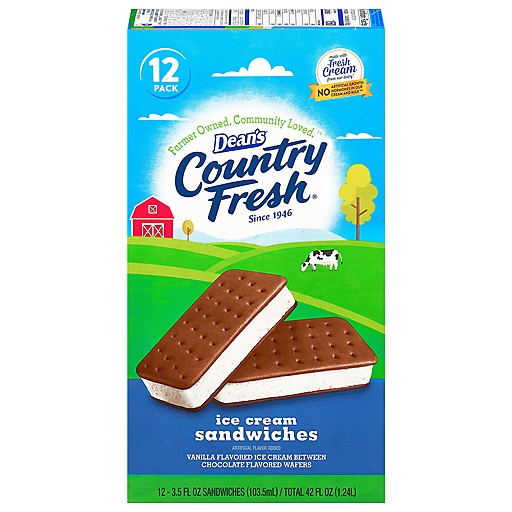 DEANS VANILLA SANDWICH                   42 OZ