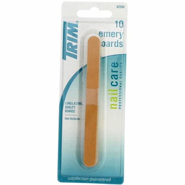 TRIM EMERY BOARDS NAIL CARE 10 COUNT