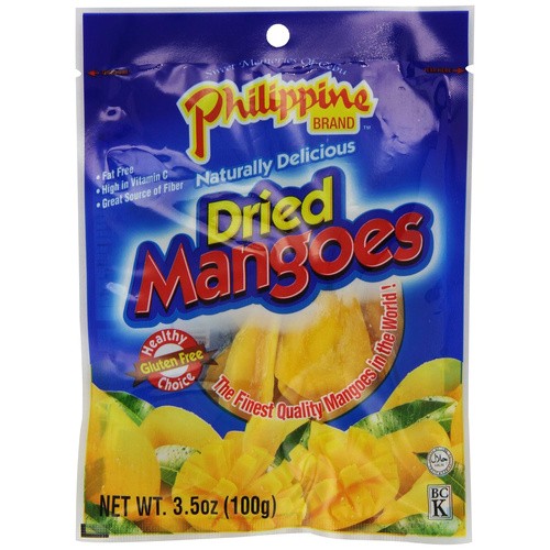 PHILIPPINE DRIED MANGOES 3.5 OZ