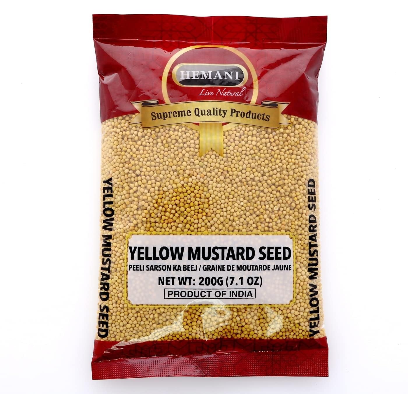 Hemani Mustard Seed Yellow 200 GM