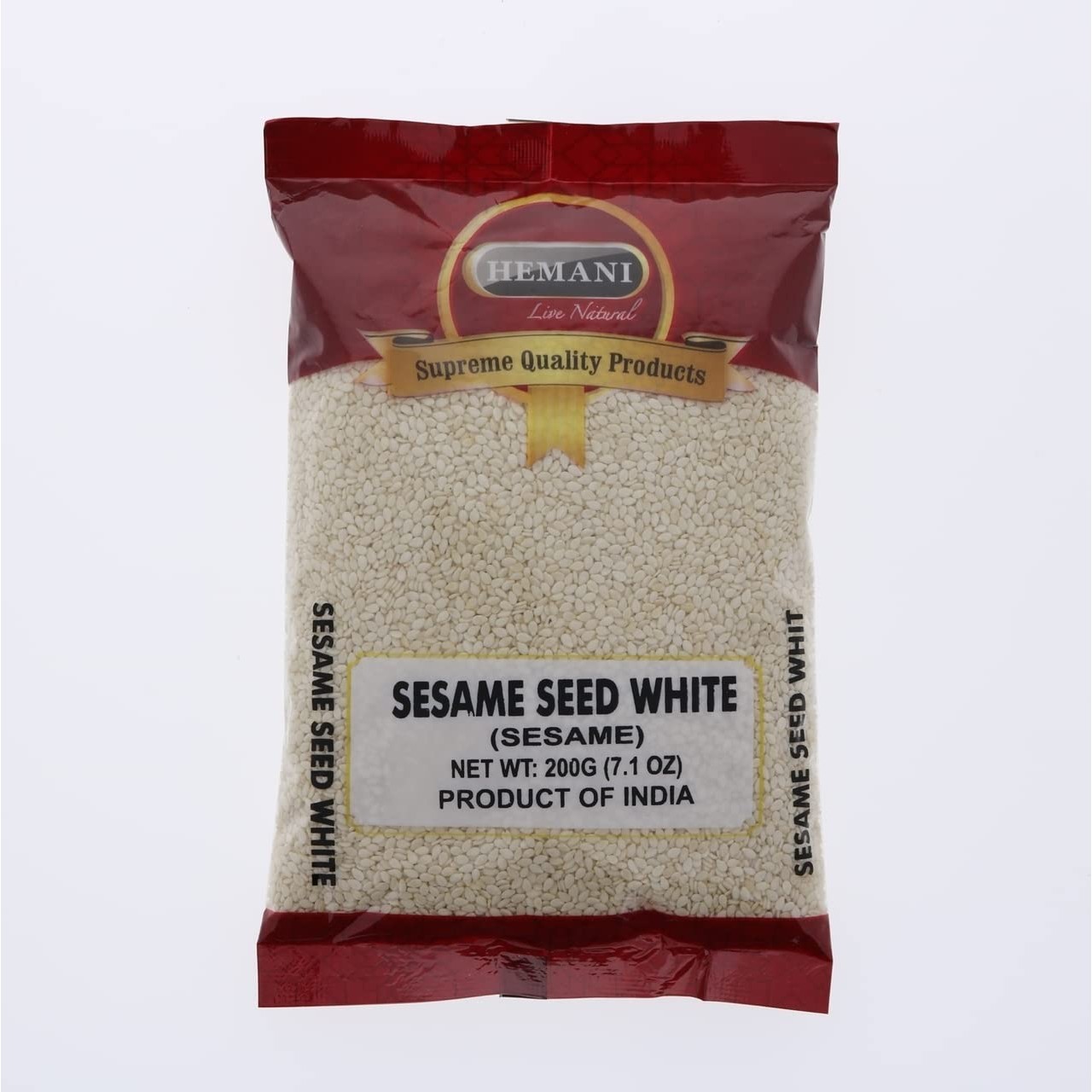 HEMANI SESAME SEEDS WHITE 200 GM